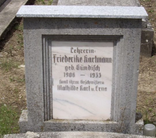 Guendisch Friederike 1906-1953 Grabstein